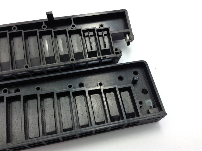 Stock injection-moulded ABS combs
